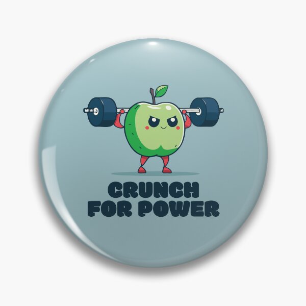Item preview, Crunch for Power - The Apple Athlete designed and sold by RoboRaphael.