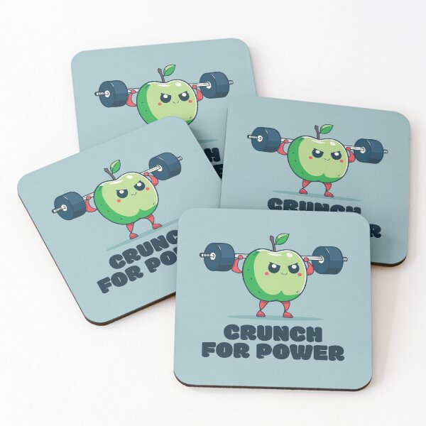 Item preview, Crunch for Power - The Apple Athlete designed and sold by RoboRaphael.