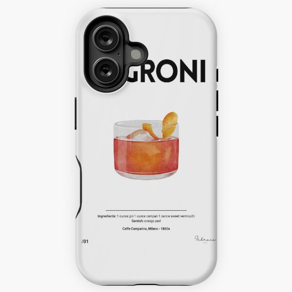 Item preview, Negroni Cocktail Design - Vintage Style designed and sold by Febraio.