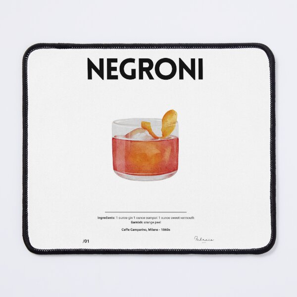 Item preview, Negroni Cocktail Design - Vintage Style designed and sold by Febraio.