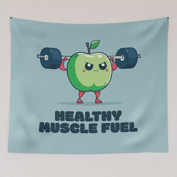 Item preview, Healthy Muscle Fuel - The Apple Athlete designed and sold by RoboRaphael.