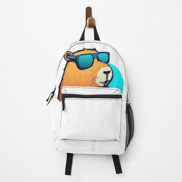 Item preview, Chill capybara with sunglasses, sticker art designed and sold by NxtGenArt.