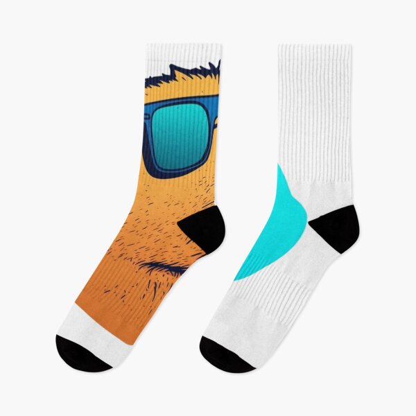 Item preview, Chill capybara with sunglasses, sticker art designed and sold by NxtGenArt.