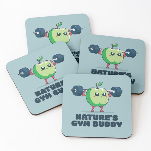 Item preview, Nature's Gym Buddy - The Apple Athlete designed and sold by RoboRaphael.