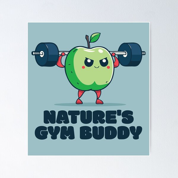 Artikelvorschau, Nature's Gym Buddy – Der Apple-Athlet entworfen und verkauft von RoboRaphael.