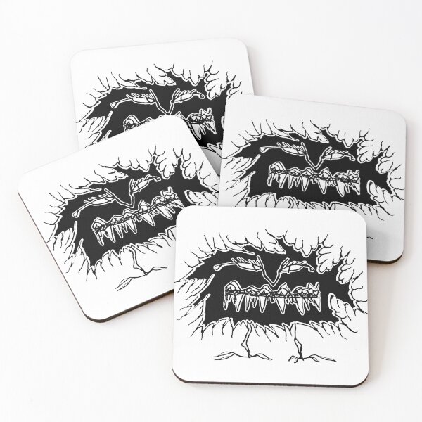 Item preview, Dark Funny Alien Creature Drawing designed and sold by DFLC Prints.