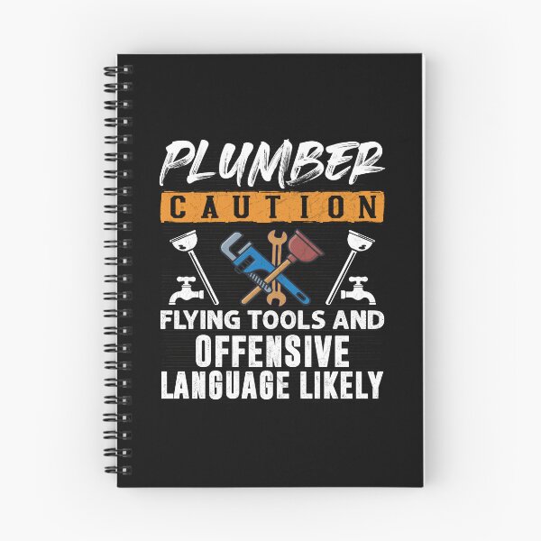 Item preview, Plumber Caution Flying Tools Funny Plumber designed and sold by Trendy Valley .