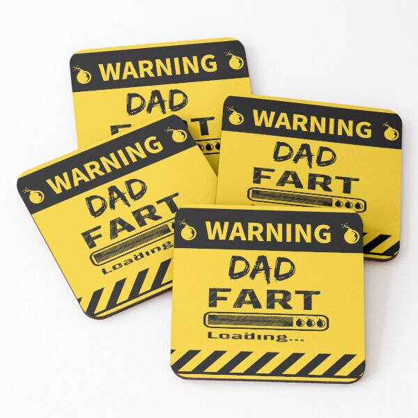 Item preview, funny warning dad fart loading  designed and sold by byassyn.
