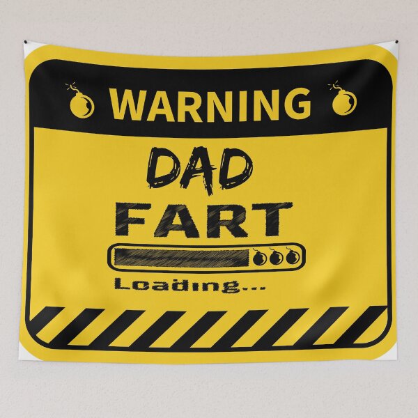 Item preview, funny warning dad fart loading  designed and sold by byassyn.