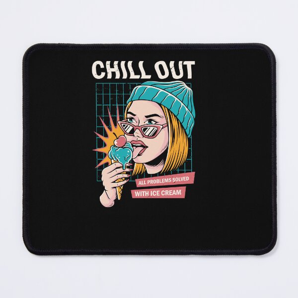 Item preview, Chill Out, All Problem solved with ice cream designed and sold by Groove-Emporium.