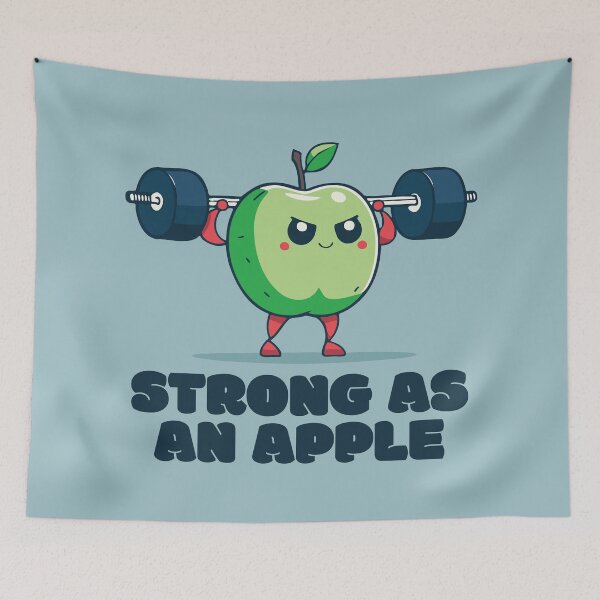 Item preview, Strong as an Apple - The Apple Athlete designed and sold by RoboRaphael.