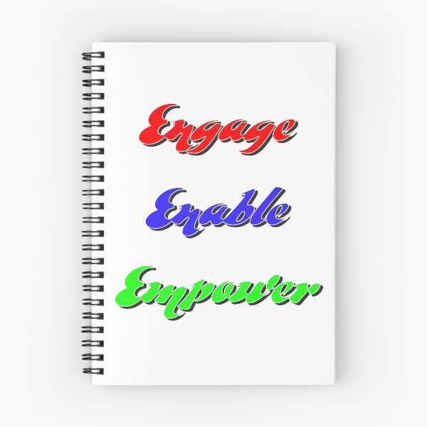 Item preview, Engage, Enable, Empower - Motivating designed and sold by imftrading.