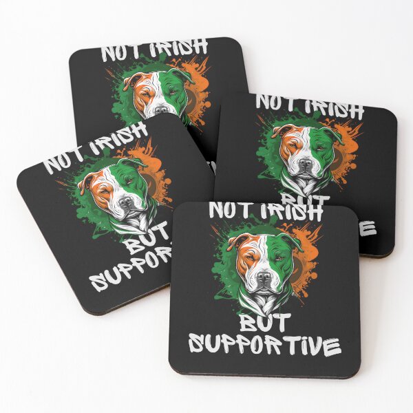 Item preview, not irish but supportive pitbull mom and dad designed and sold by cutefashion.