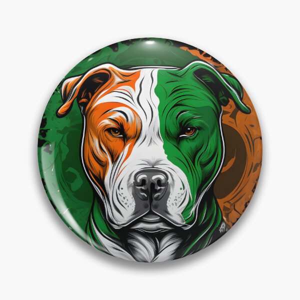 Item preview, not irish but supportive pitbull mom and dad designed and sold by cutefashion.