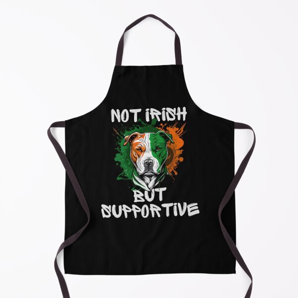 Item preview, not irish but supportive pitbull mom and dad designed and sold by cutefashion.