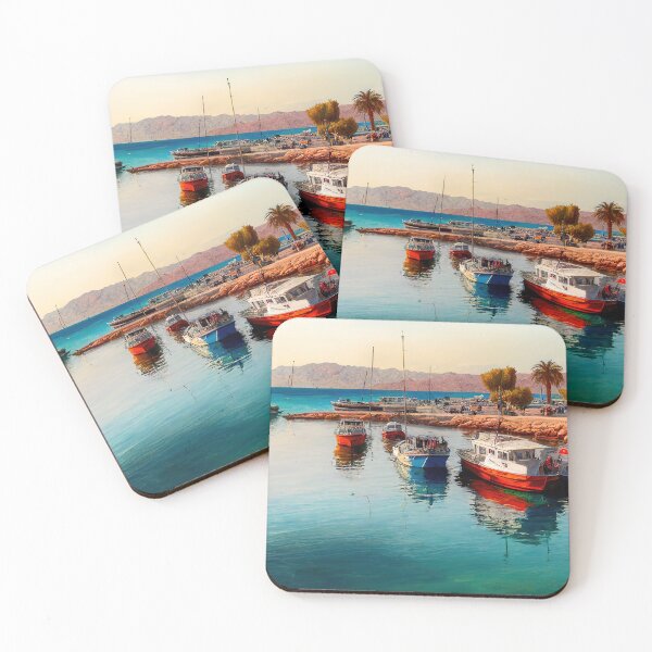 Item preview, Bay of Eilat Boatscape designed and sold by Venon28.