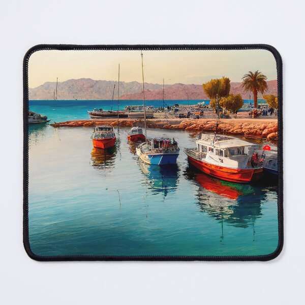 Item preview, Bay of Eilat Boatscape designed and sold by Venon28.
