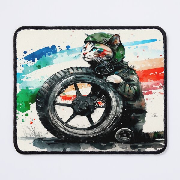 Item preview, Little mechanic cat designed and sold by LoveyDesign.