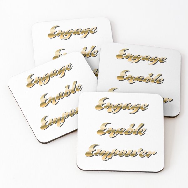 Item preview, Engage, Enable, Empower - Motivating designed and sold by imftrading.