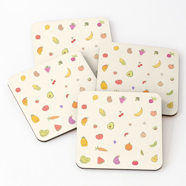 Item preview, Kawaii fruits and vegetables illustration  designed and sold by Yarafantasyart.