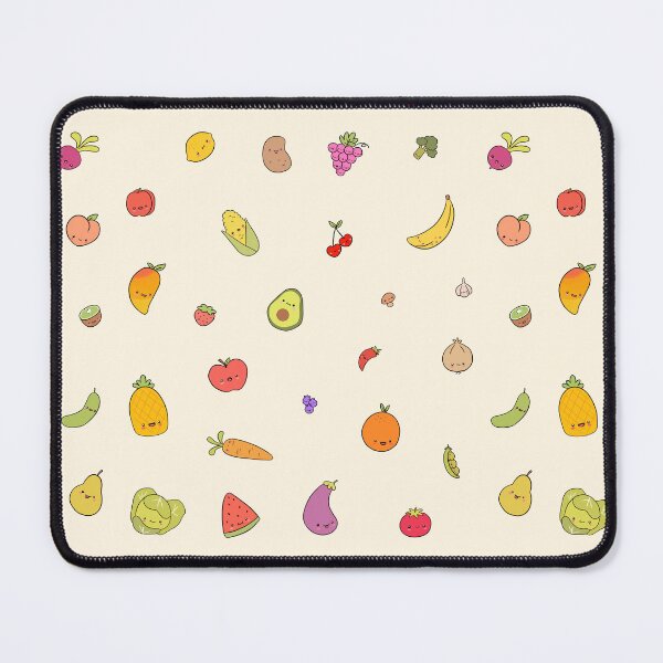 Item preview, Kawaii fruits and vegetables illustration designed and sold by Yarafantasyart.