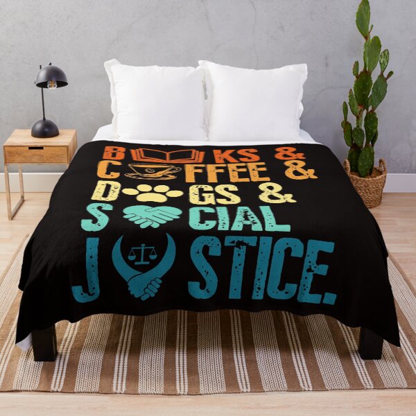 Item preview, Books And Coffee And Dogs And Social Justice designed and sold by Cheeeeky.