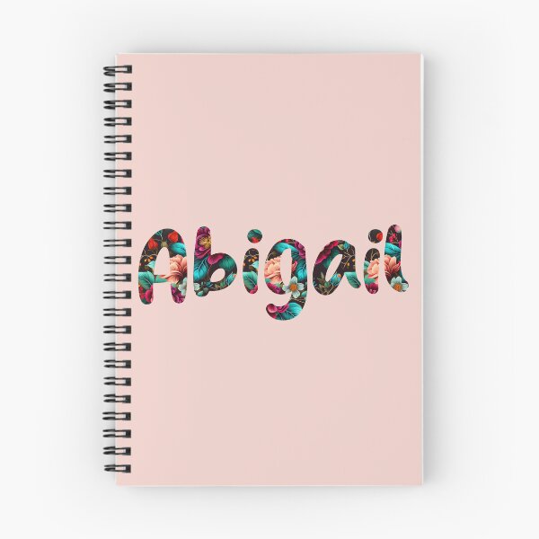 Item preview, Floral Abigail Name : Abigail Name With Flowers  designed and sold by ABCDEmily ©.