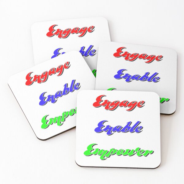 Item preview, Engage, Enable, Empower - Motivating designed and sold by imftrading.