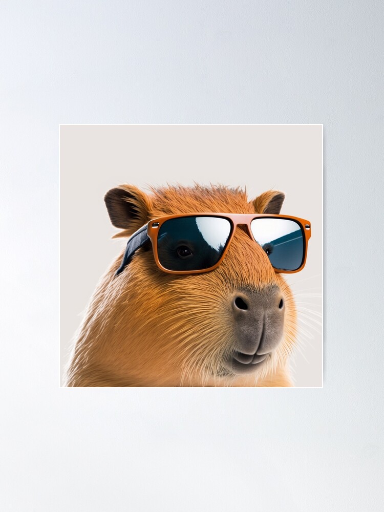 Capybara rockin his sunglasses | Poster