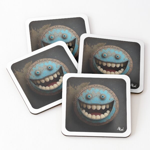 Item preview, Smiley blue-gray teeth by Mud designed and sold by Red MUD.