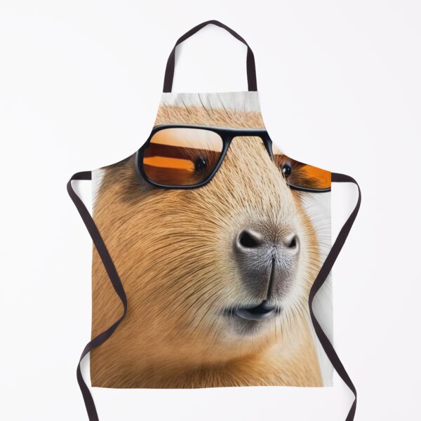Item preview, Capybara with his yellow shades designed and sold by NxtGenArt.