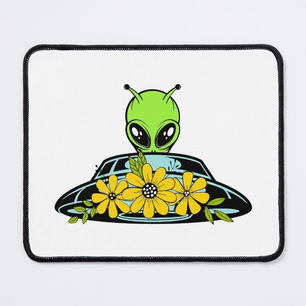 Item preview, Floral Alien Spaceship designed and sold by Blok45.