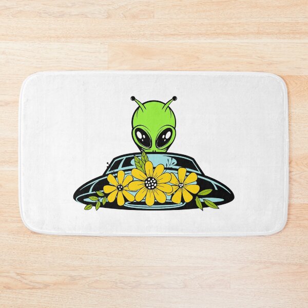 Item preview, Floral Alien Spaceship designed and sold by Blok45.