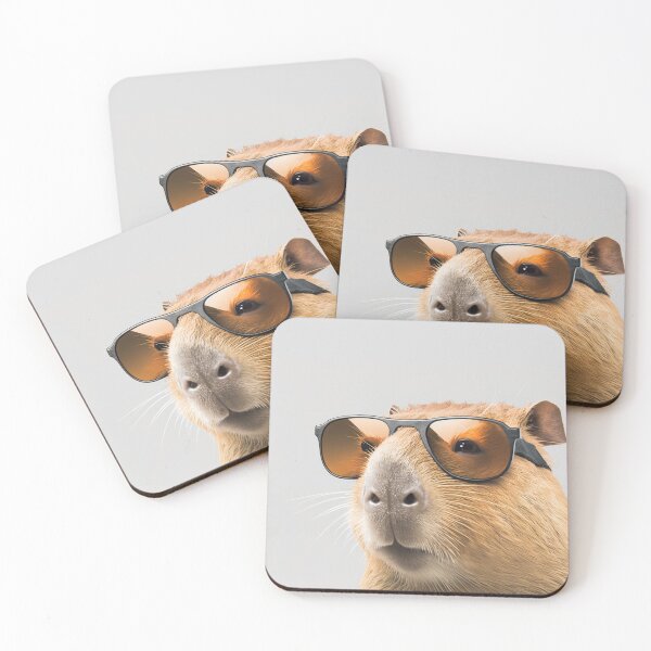 Item preview, Capybara flying high designed and sold by NxtGenArt.