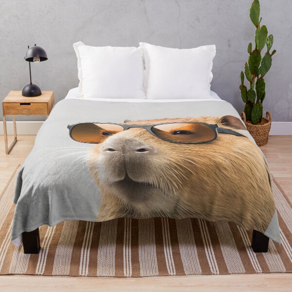 Item preview, Capybara flying high designed and sold by NxtGenArt.