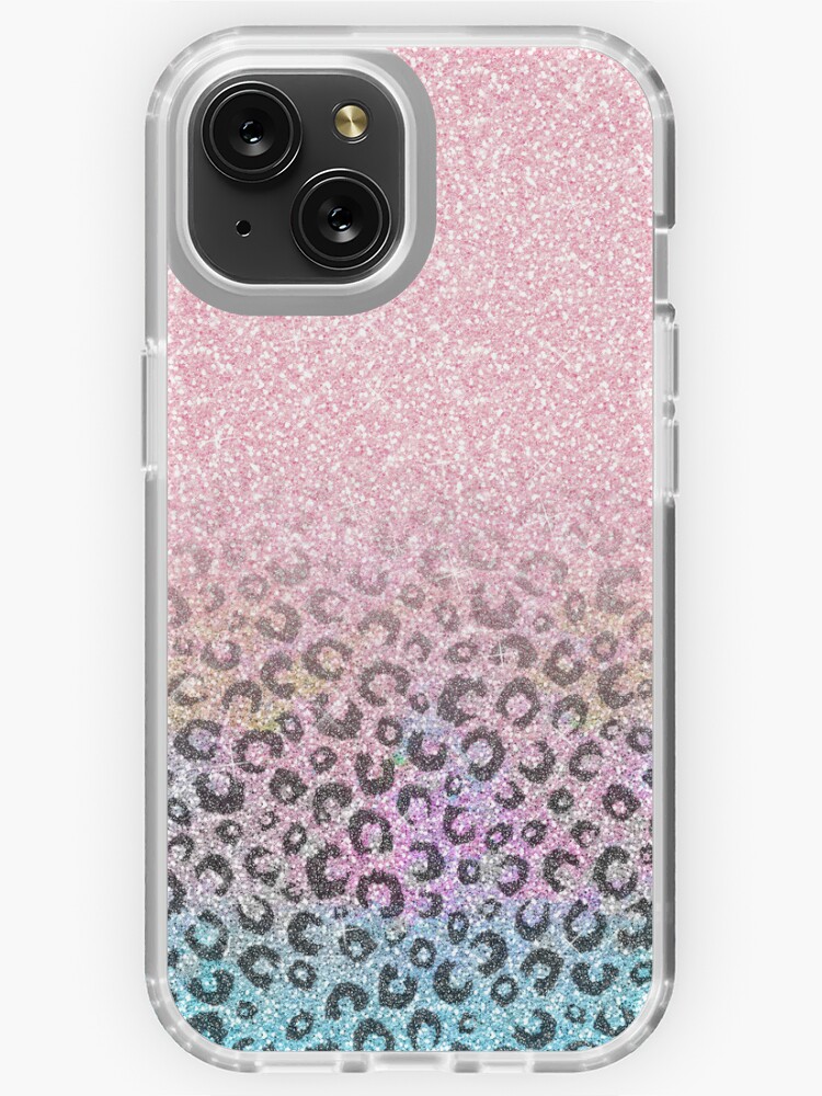 Chic Pink Glitter Iridescent Holographic Gradient Case-Mate iPhone Case