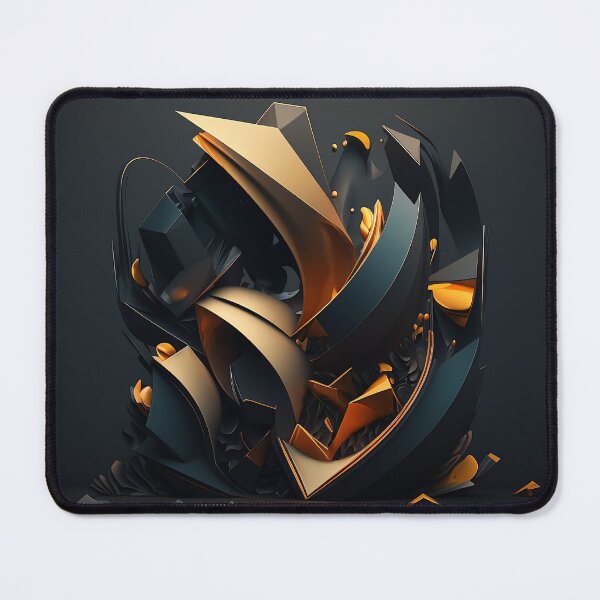 Item preview, Abstract Dark Shapes on Creative Black Background designed and sold by EnzoZs.