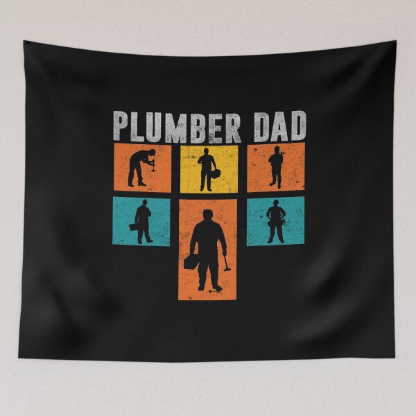 Item preview, Retro Plumber Dad designed and sold by Trendy Valley .