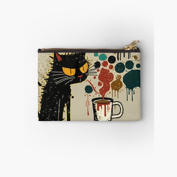 Item preview, Cat watches over his morning coffee designed and sold by NxtGenArt.
