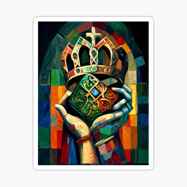 Irish Abstract 080 Sticker