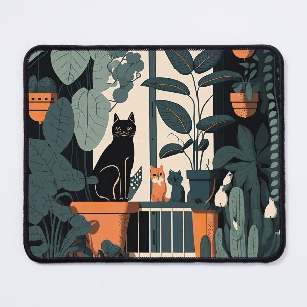 Item preview, Cats and Plants designed and sold by Paintograma.