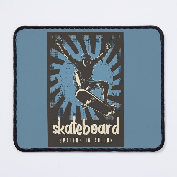 Item preview, Skateboard in action vintage poster designed and sold by Groove-Emporium.