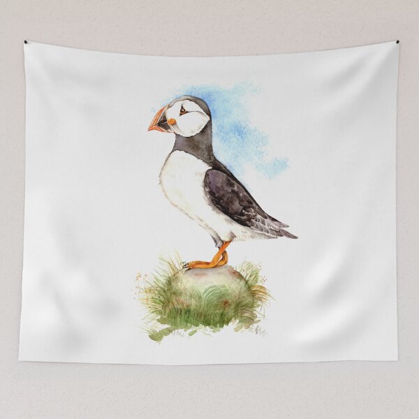Item preview, Puffin on a Rock designed and sold by Goosi Art.