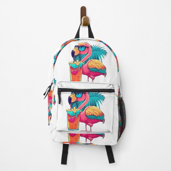 Item preview, Funny Flamingo Bird Design Stickers Tropical Summer Vacay Mode Vacation designed and sold by reddrive88.