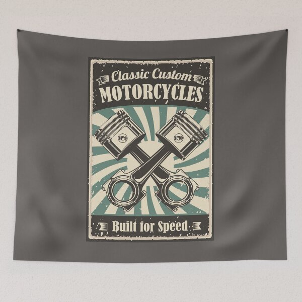 Item preview, Classic Custom Motorcycles poster designed and sold by Groove-Emporium.