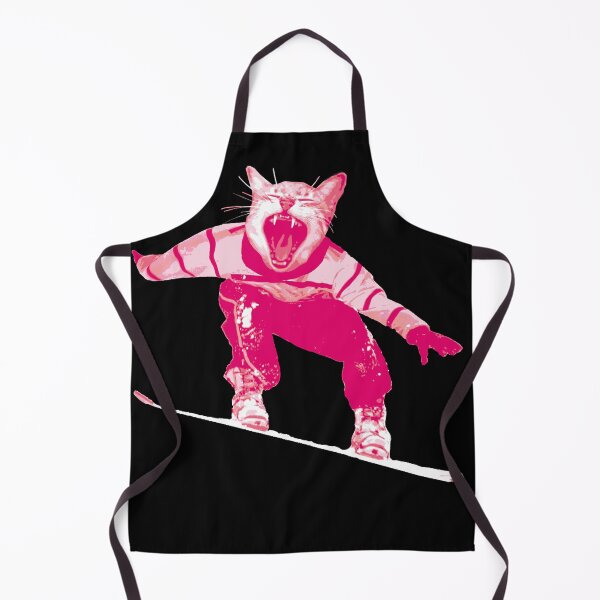 Item preview, Snowboarder Cat Snow Skiing Fun snowboarding snowshoes fresh powder ski resort ski lift designed and sold by Florigonia - explore the far south.