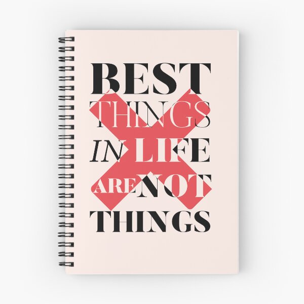 Item preview, Best things in life, motivational quote, anti materialism, consumerism sentence, spiritualiy, positive thinking designed and sold by Spallutos.