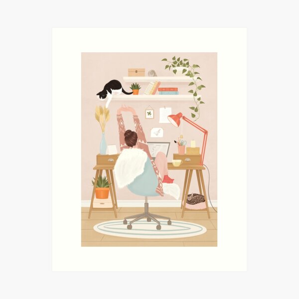 Home office Art Print