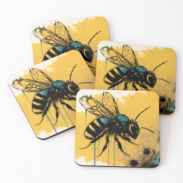 Item preview, Bee art, hunny bee! cute designed and sold by NxtGenArt.