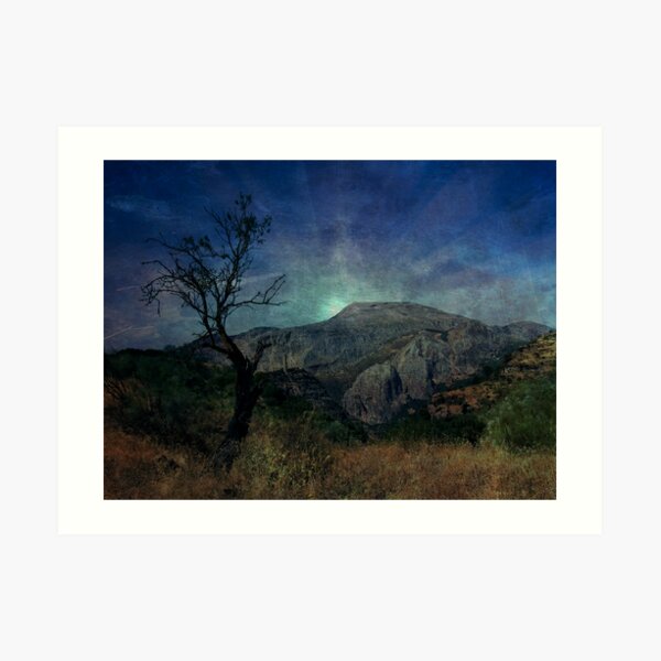 Darkness, death tree Art Print